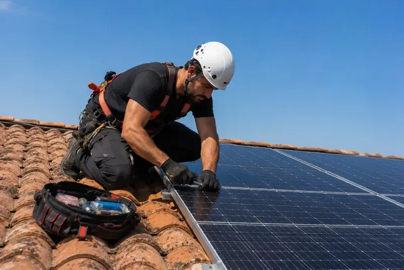 Maintenance et monitoring de panneaux solaires à Marignac-Lasclares