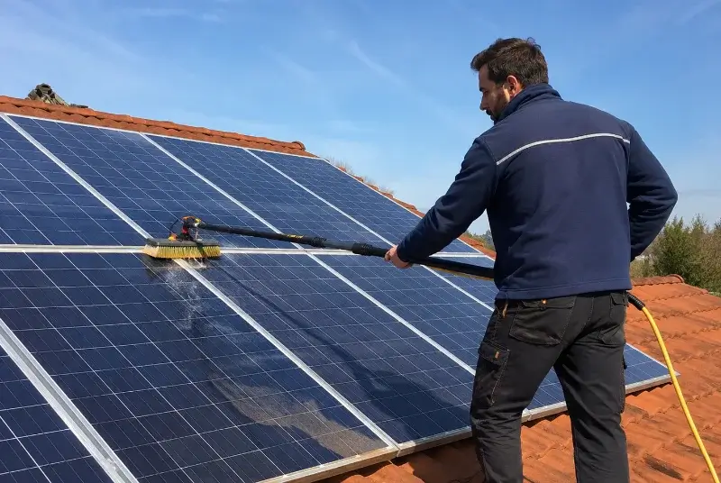 Nettoyage et entretien de panneaux solaires à Marignac-Lasclares